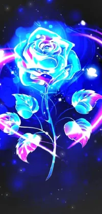 Water Light Flower Live Wallpaper