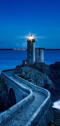 Water Lighthouse Sky Live Wallpaper