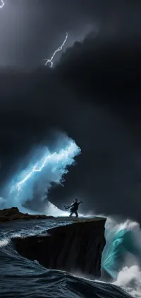 Water Lightning Atmosphere Live Wallpaper