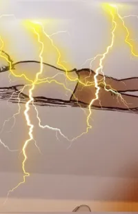 Water Lightning Atmosphere Live Wallpaper