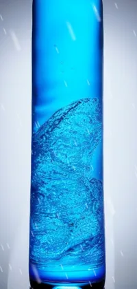 Enhance your phone's aesthetic with this stunning live phone wallpaper featuring a blue vase