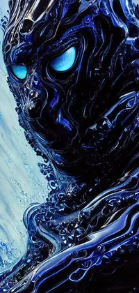 Water Liquid Eye Live Wallpaper