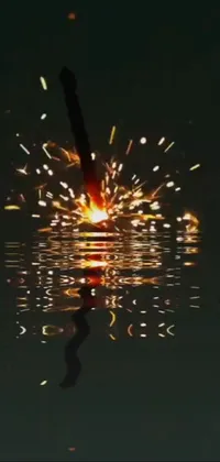 Water Liquid Fireworks Live Wallpaper