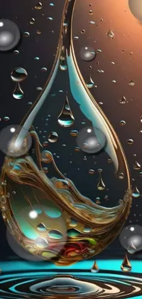 Water Liquid Light Live Wallpaper