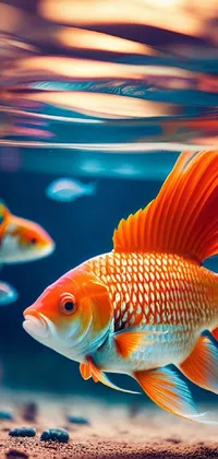 Water deals fish wallpaper