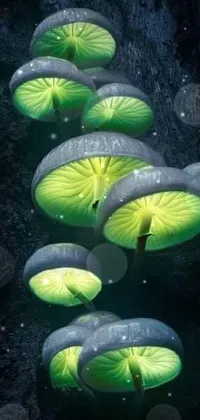 Water Marine Invertebrates Green Live Wallpaper
