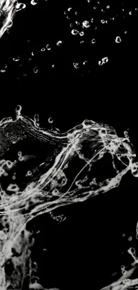 Water Monochrome Liquid Live Wallpaper