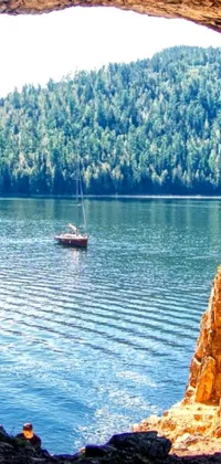Water Mountain Lake Live Wallpaper