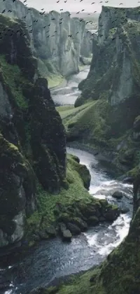 Water Mountain Natural Landscape Live Wallpaper