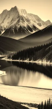 Water Mountain Sky Live Wallpaper
