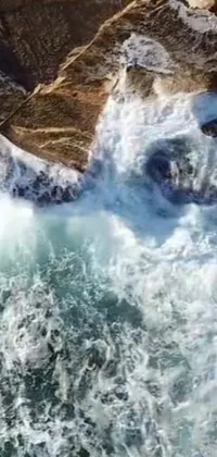 Ride the waves with this stunning live wallpaper for your phone