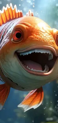 Water Mouth Underwater Live Wallpaper