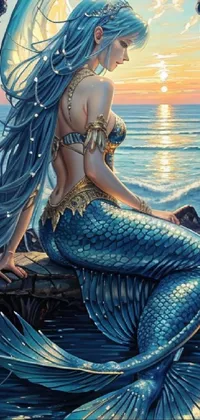 Water Mythical Creature Azure Live Wallpaper