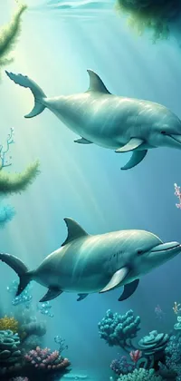 Water Nature Fin Live Wallpaper