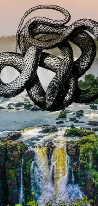 Water Nature Snake Live Wallpaper