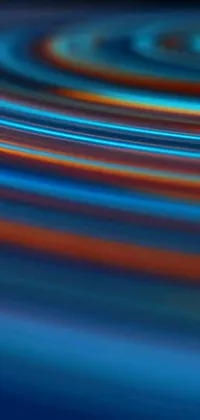 Get mesmerized by the blue and orange swirls on this phone live wallpaper