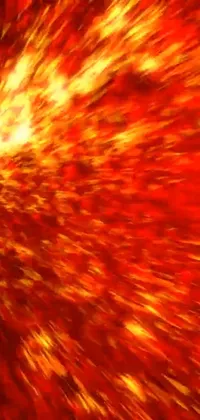 The red and yellow explosive image comes to life on your phone's screen with this highly detailed and dynamic live wallpaper