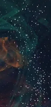 Transform your phone screen into a breathtaking galaxy scene with this live wallpaper