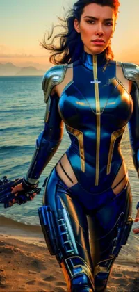 Water Outerwear Latex Clothing Live Wallpaper