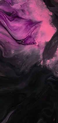 Water Painting Pink Live Wallpaper
