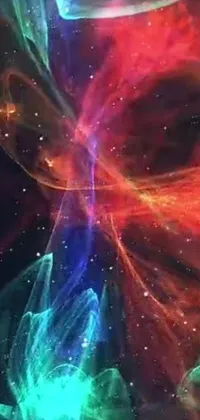 Get lost in a mesmerizing world of space and technology with this stunning live wallpaper for your mobile device