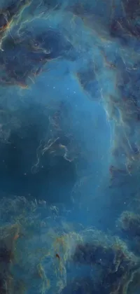 This live phone wallpaper is a stunning blend of art and nature, depicting a vast body of water from an elevated angle