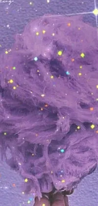 Water Petal Purple Live Wallpaper