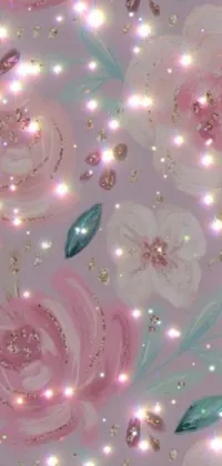 Add sparkle and glam to your phone with this vibrant and elegant phone live wallpaper