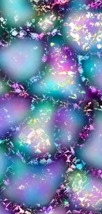This stunning live wallpaper features a captivating display of iridescent bubbles floating gracefully in the air
