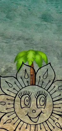 Water Plant Child Art Live Wallpaper