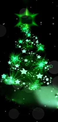 Water Plant Christmas Tree Live Wallpaper