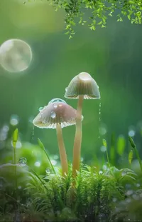 Water Plant Mushroom Live Wallpaper