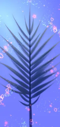 Water Plant Purple Live Wallpaper