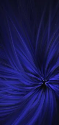 Looking for a stunning phone live wallpaper that's sure to impress? Look no further than this beautiful blue flower design