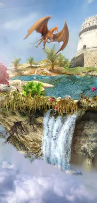 Water Plant Sky Live Wallpaper