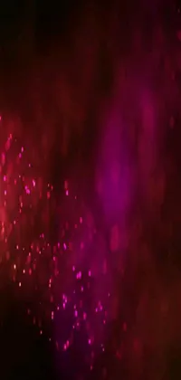 This phone live wallpaper features a stunningly captivating digital art close-up of blurry lights in a dimly lit room