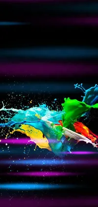 Inject some life into your phone's home screen with this dynamic and colorful live wallpaper