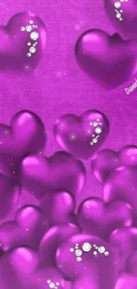 Water Purple Petal Live Wallpaper