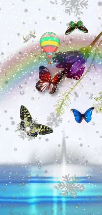 Water Rainbow Arthropod Live Wallpaper
