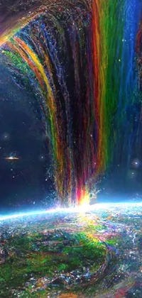 Water Rainbow Photograph Live Wallpaper