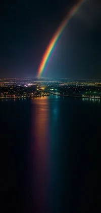 Water Rainbow Sky Live Wallpaper