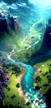 Water Resources Water Mountain Live Wallpaper