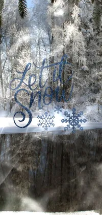 let it snow!! Live Wallpaper