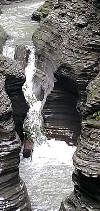 Water Rock Cave Live Wallpaper