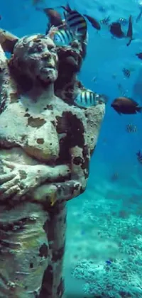 Water Sculpture Underwater Live Wallpaper