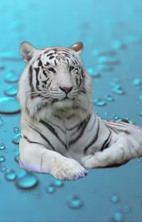 Water Siberian Tiger Bengal Tiger Live Wallpaper