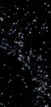 Decorate your phone with a mesmerizing live wallpaper featuring a stunning night sky full of twinkling stars