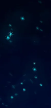 This phone live wallpaper features a breathtaking display of a night sky filled with stars