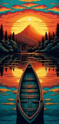 Water Sky Boat Live Wallpaper