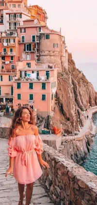 Unleash the beauty of Cinq Terre village right on your phone with this stunning live wallpaper